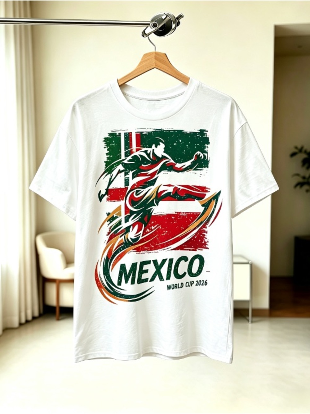 MEXICO - NEW World Cup 2026 Football Soccer Fans T-Shirt Tee Shirt